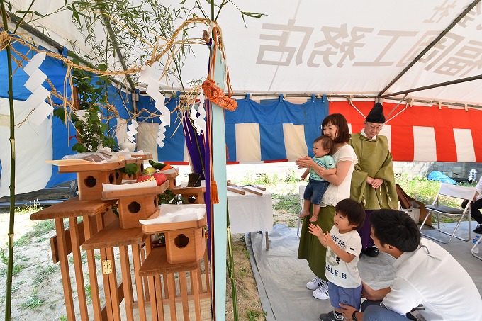 福岡県那珂川市04　注文住宅建築現場リポート①　～地鎮祭～