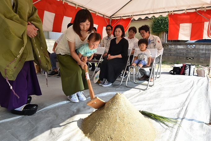 福岡県那珂川市04　注文住宅建築現場リポート①　～地鎮祭～