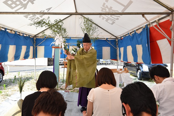 福岡県那珂川市04　注文住宅建築現場リポート①　～地鎮祭～