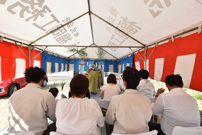 福岡県那珂川市04　注文住宅建築現場リポート①　～地鎮祭～