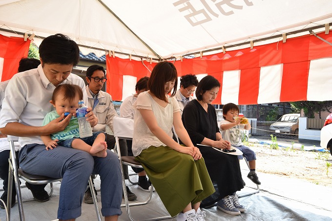 福岡県那珂川市04　注文住宅建築現場リポート①　～地鎮祭～