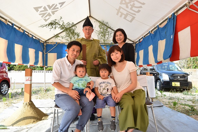 福岡県那珂川市04　注文住宅建築現場リポート①　～地鎮祭～