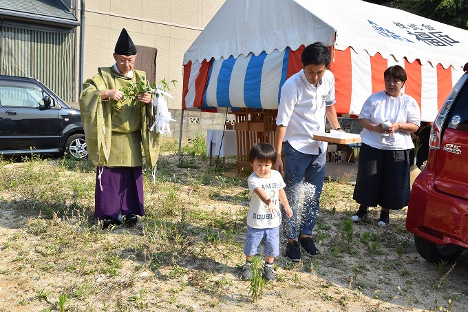 福岡県那珂川市04　注文住宅建築現場リポート①　～地鎮祭～