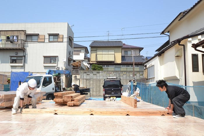 福岡市南区皿山02　注文住宅建築現場リポート③