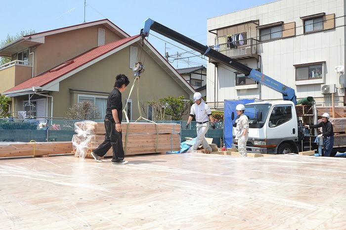 福岡市南区皿山02　注文住宅建築現場リポート③