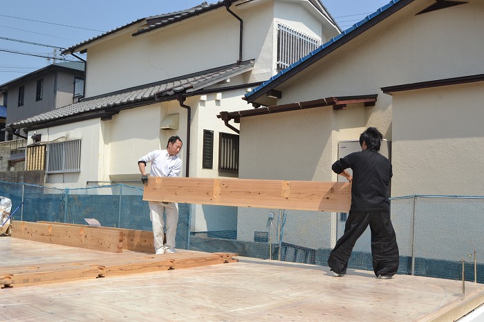 福岡市南区皿山02　注文住宅建築現場リポート③