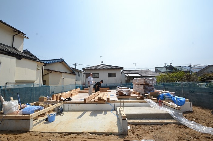 福岡市南区皿山02　注文住宅建築現場リポート③