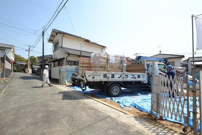 福岡市南区皿山02　注文住宅建築現場リポート③