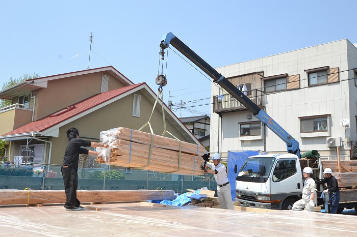 福岡市南区皿山02　注文住宅建築現場リポート③