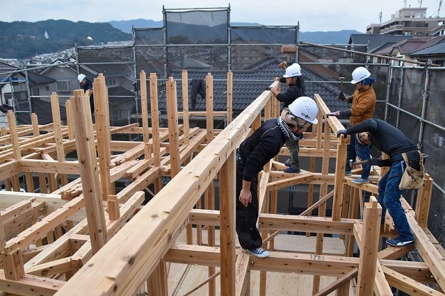 「太宰府市大佐野01」注文住宅現場リポート⑤【上棟式】