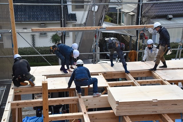 福岡県太宰府市大佐野　注文住宅建築現場リポート⑤　～上棟式～