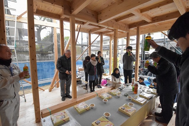 「太宰府市大佐野01」注文住宅現場リポート⑤【上棟式】