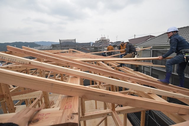 福岡県太宰府市大佐野　注文住宅建築現場リポート⑤　～上棟式～