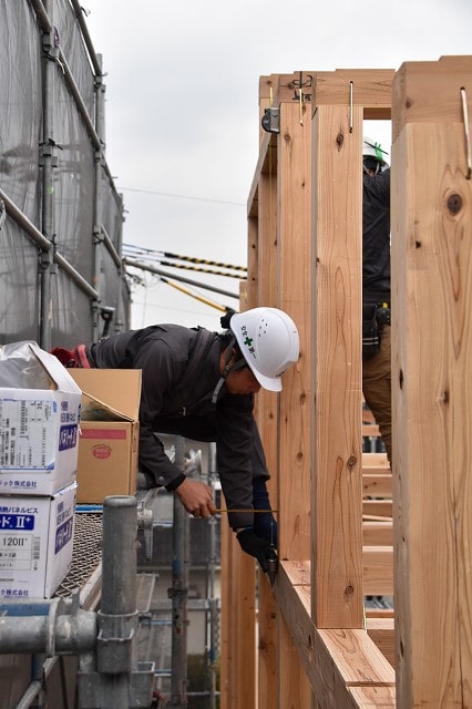 「太宰府市大佐野01」注文住宅現場リポート⑤【上棟式】
