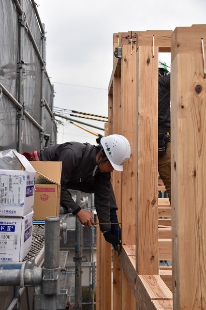 福岡県太宰府市大佐野　注文住宅建築現場リポート⑤　～上棟式～