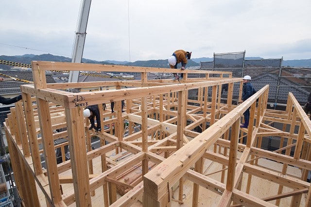 福岡県太宰府市大佐野　注文住宅建築現場リポート⑤　～上棟式～