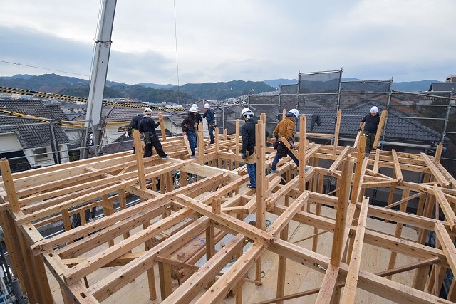 福岡県太宰府市大佐野　注文住宅建築現場リポート⑤　～上棟式～