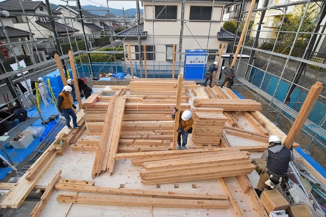 福岡県太宰府市大佐野　注文住宅建築現場リポート⑤　～上棟式～