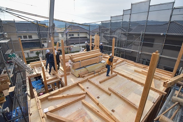 「太宰府市大佐野01」注文住宅現場リポート⑤【上棟式】