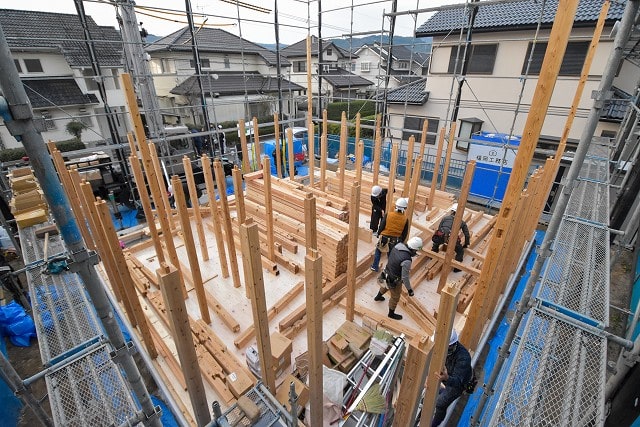 福岡県太宰府市大佐野　注文住宅建築現場リポート⑤　～上棟式～