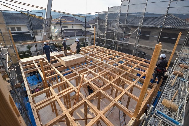 福岡県太宰府市大佐野　注文住宅建築現場リポート⑤　～上棟式～