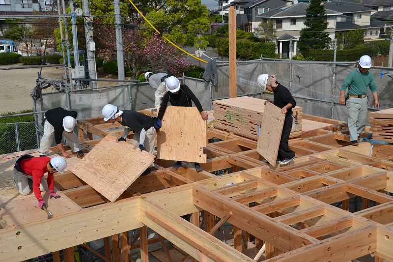 福岡県糟屋郡志免町02　注文住宅建築現場リポート⑤　～上棟式～