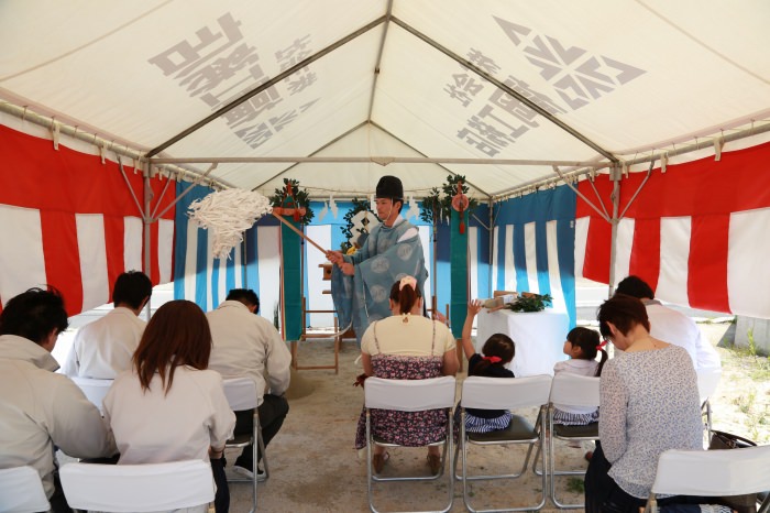 「福岡市南区花畑02」注文住宅現場リポート①【地鎮祭】