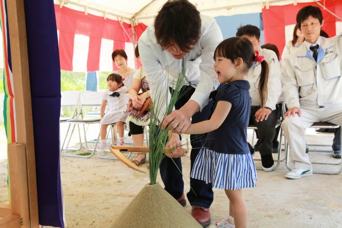 福岡市南区花畑02　注文住宅建築現場リポート①　～地鎮祭～