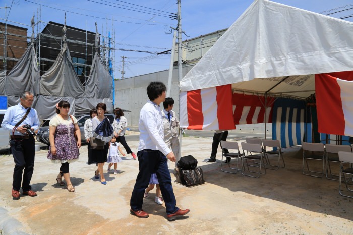 福岡市南区花畑02　注文住宅建築現場リポート①　～地鎮祭～