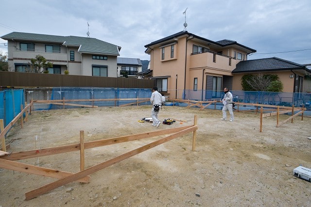 「太宰府市06」注文住宅現場リポート②【基礎工事】【遣り方】