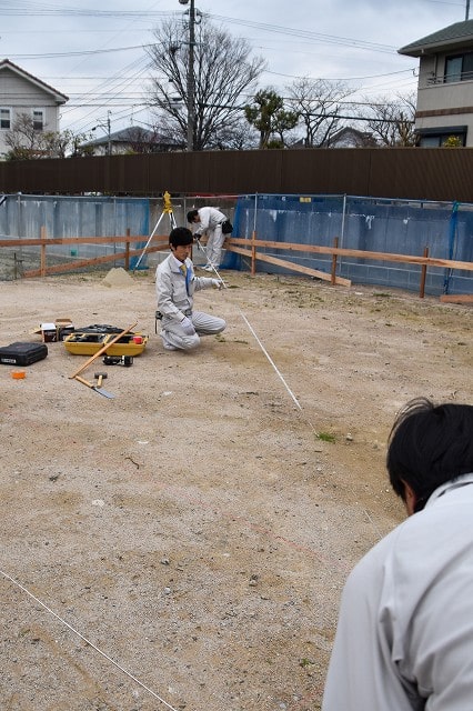 「太宰府市06」注文住宅現場リポート②【基礎工事】【遣り方】
