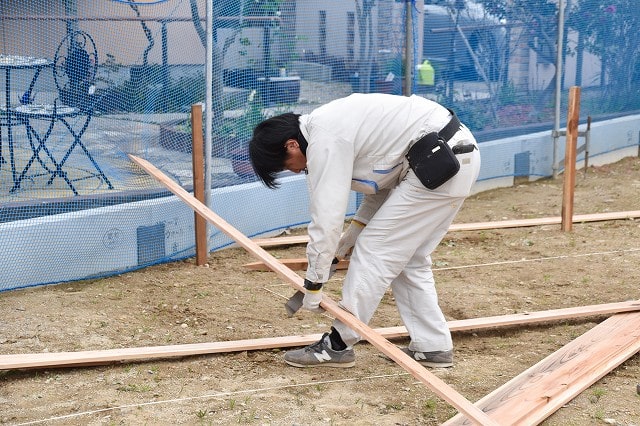 「太宰府市06」注文住宅現場リポート②【基礎工事】【遣り方】