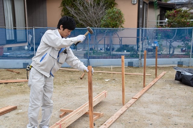 「太宰府市06」注文住宅現場リポート②【基礎工事】【遣り方】