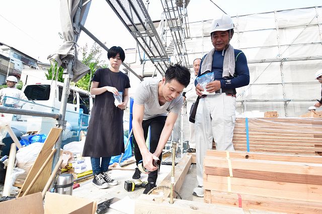 福岡県糟屋郡志免町03　注文住宅建築現場リポート⑤　～上棟式～