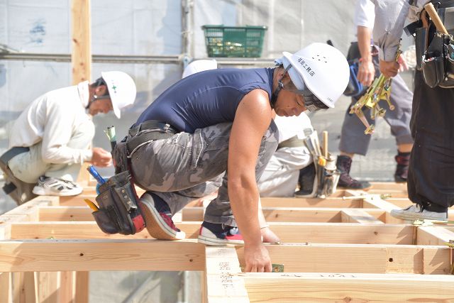 福岡県糟屋郡志免町03　注文住宅建築現場リポート⑤　～上棟式～