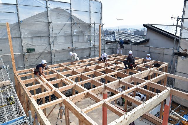 福岡県糟屋郡志免町03　注文住宅建築現場リポート⑤　～上棟式～