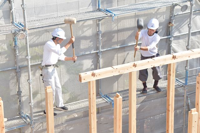 「糟屋郡志免町03」注文住宅現場リポート⑤【上棟式】