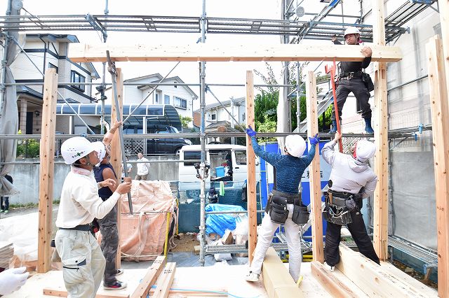 「糟屋郡志免町03」注文住宅現場リポート⑤【上棟式】