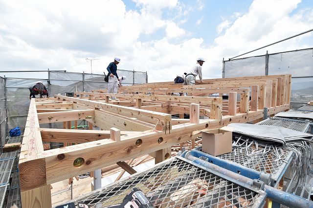 福岡県糟屋郡志免町03　注文住宅建築現場リポート⑤　～上棟式～