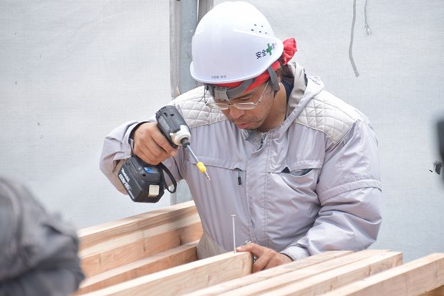 福岡県糟屋郡志免町03　注文住宅建築現場リポート⑤　～上棟式～