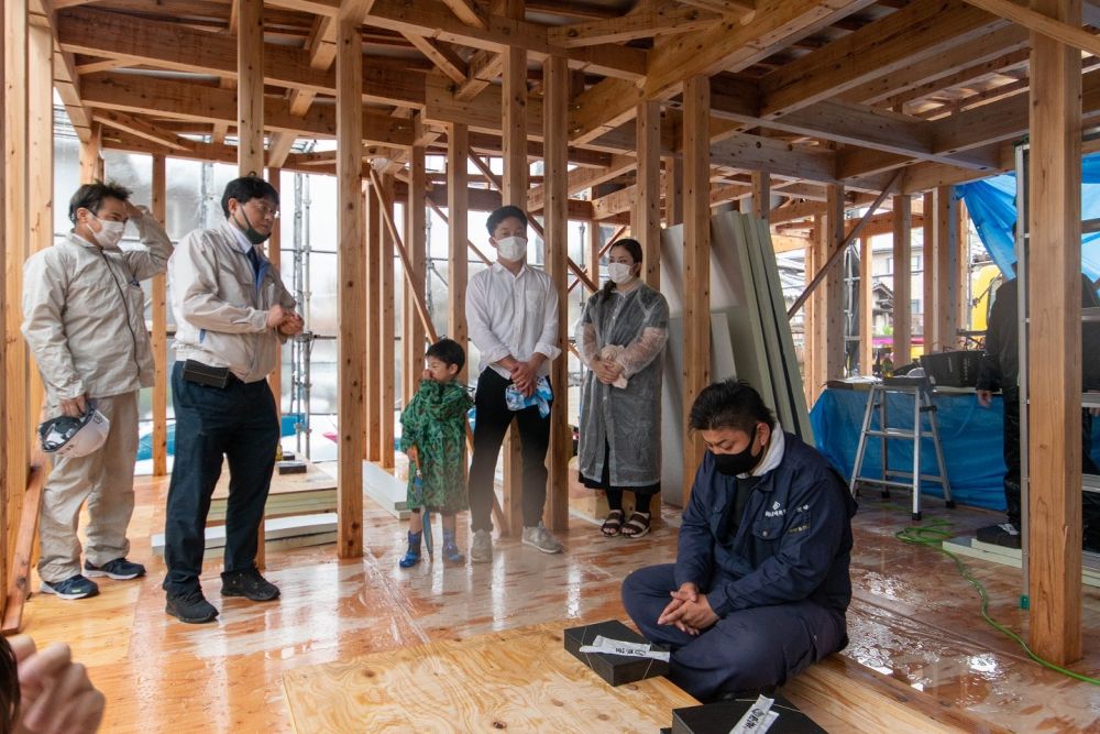 「糟屋郡志免町04」注文住宅現場リポート②【上棟式】