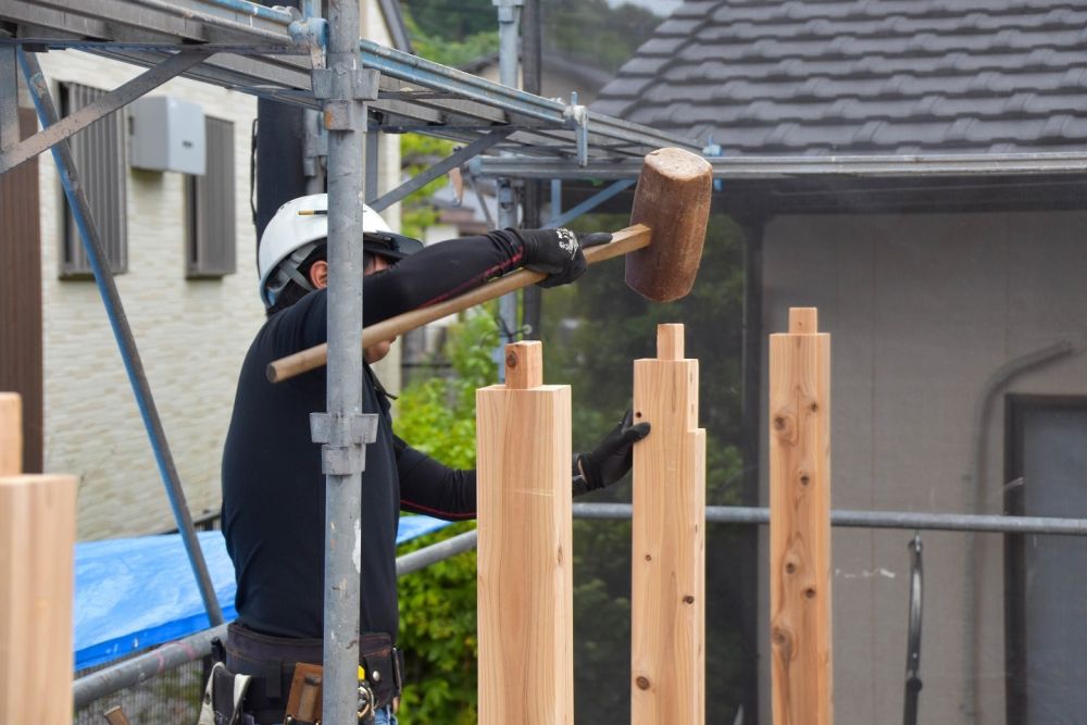 福岡県糟屋郡志免町04　注文住宅建築現場リポート②　～上棟式～