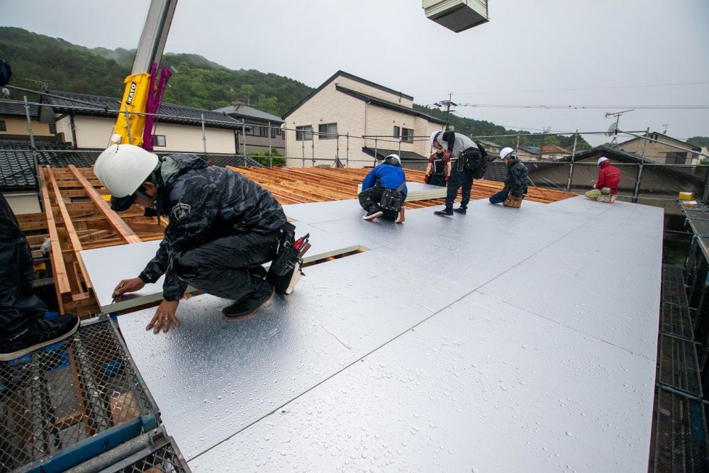 福岡県糟屋郡志免町04　注文住宅建築現場リポート②　～上棟式～