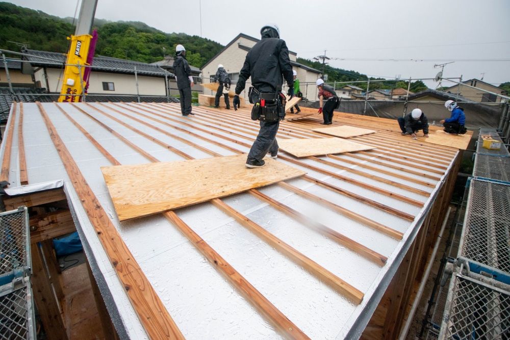 福岡県糟屋郡志免町04　注文住宅建築現場リポート②　～上棟式～