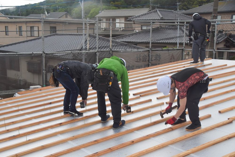 「糟屋郡志免町04」注文住宅現場リポート②【上棟式】