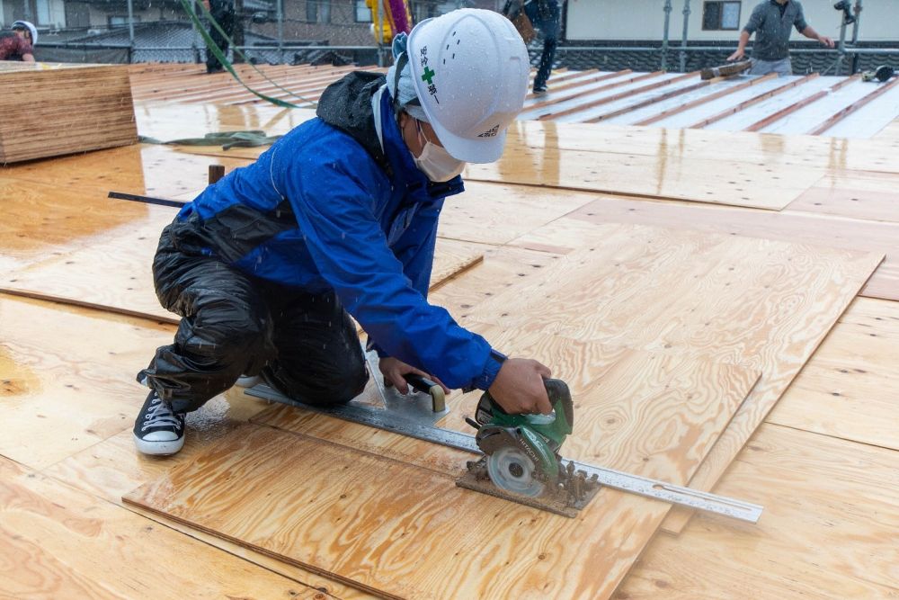 福岡県糟屋郡志免町04　注文住宅建築現場リポート②　～上棟式～