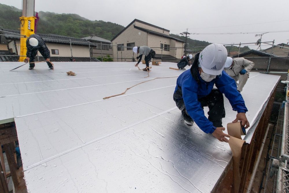 福岡県糟屋郡志免町04　注文住宅建築現場リポート②　～上棟式～