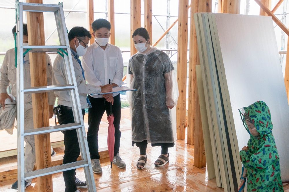 「糟屋郡志免町04」注文住宅現場リポート②【上棟式】