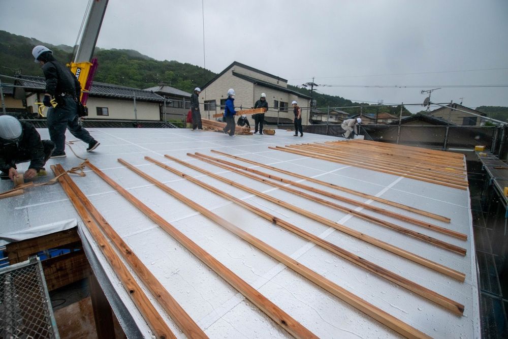 福岡県糟屋郡志免町04　注文住宅建築現場リポート②　～上棟式～