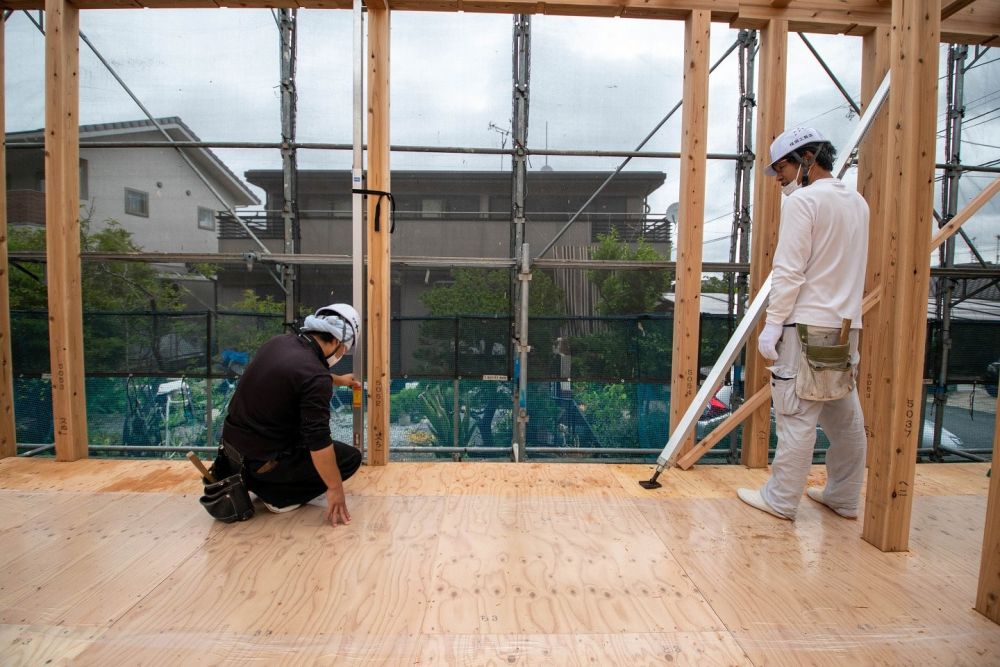 福岡県糟屋郡志免町04　注文住宅建築現場リポート②　～上棟式～